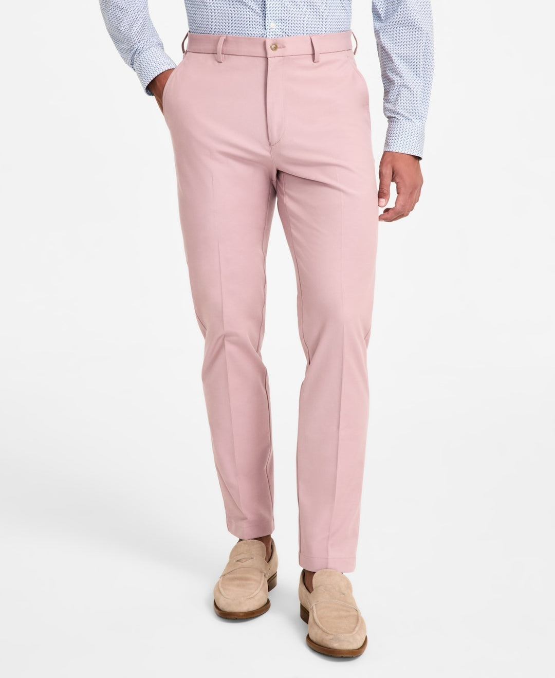 Michael Kors Men's Classic-Fit Cotton-Blend Dress Pants MSRP $95