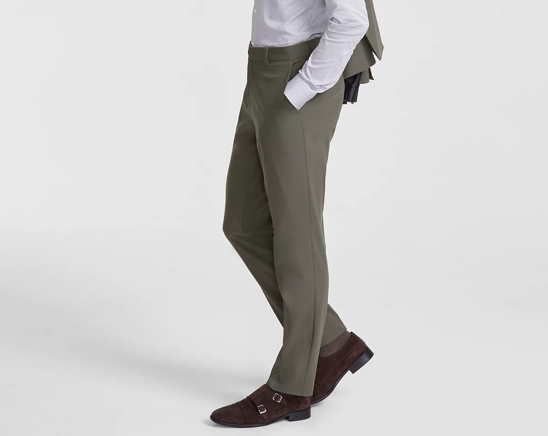 HUGO by Hugo Boss Men's Modern-Fit Solid Suit Separate Pants MSRP $198