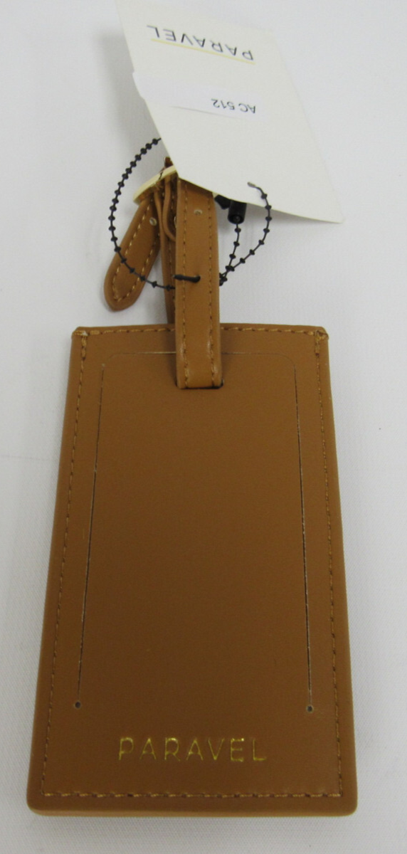 Paravel Vegan Leather Luggage Tag MSRP $35