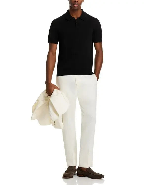 The Men's Store Short Sleeve Sweater Polo MSRP $98