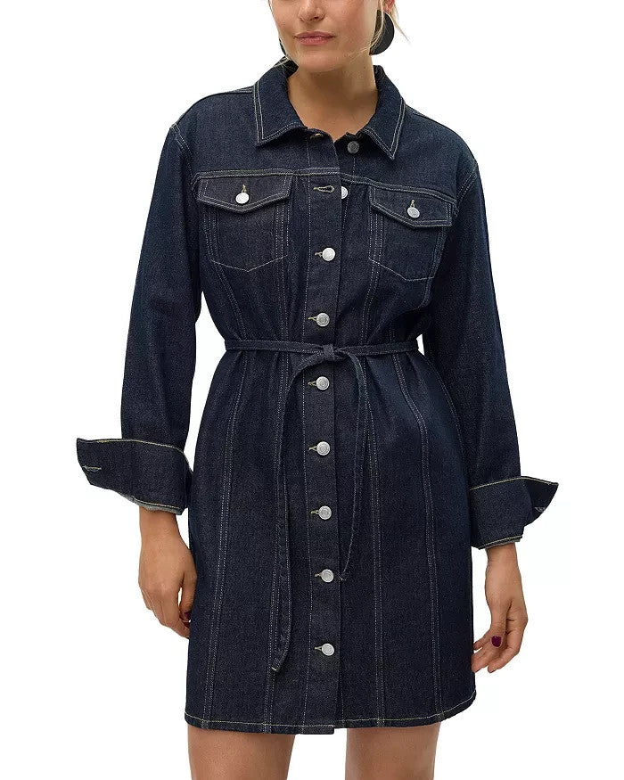 Vero Moda Long Sleeve Denim Dress MSRP $95