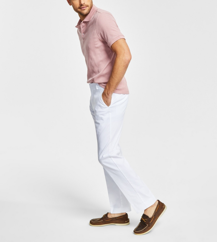 Tommy Hilfiger Modern-Fit TH Flex Stretch Solid Performance Pants MSRP $95