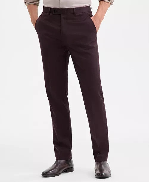 Calvin Klein Slim-Fit Wool-Blend Suit Pants MSRP $200