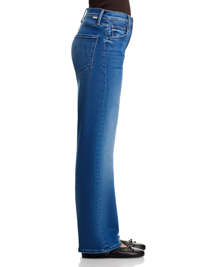 MOTHER The Rambler Zip Flood High Rise Jeans in Nip It In The Bud MSRP $238