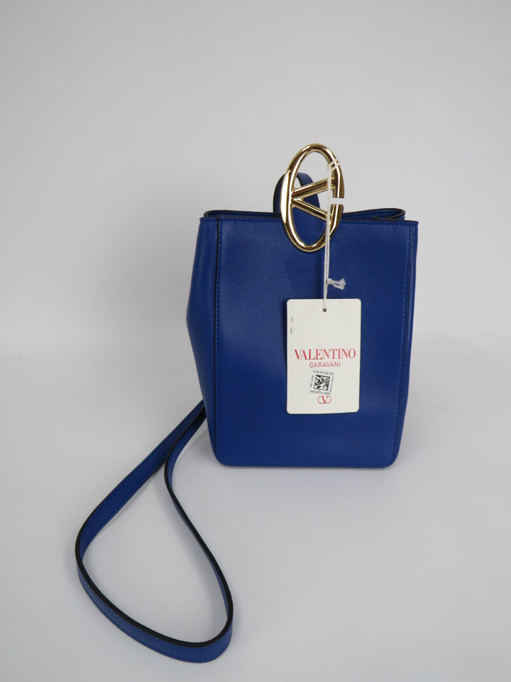 VALENTINO GARAVANI Vlogo The Bold Leather Crossbody Bag MSRP $1450 # M1 255 NEW