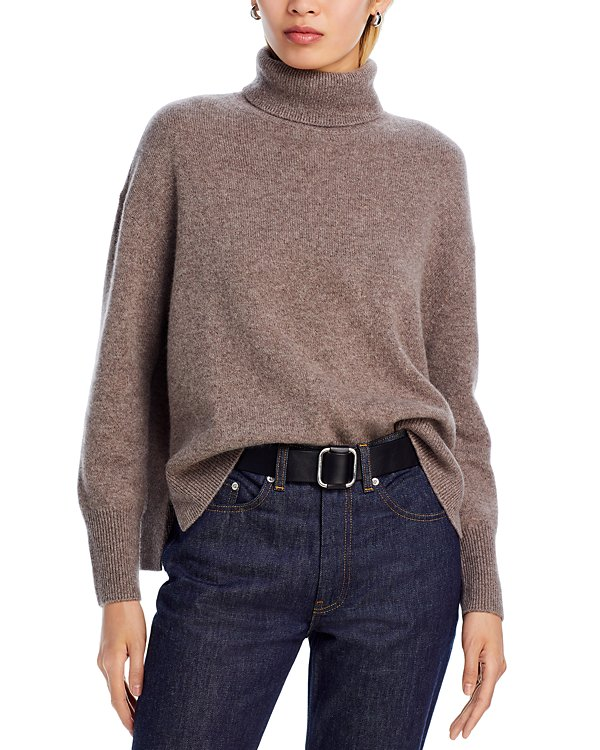 C by Bloomingdale's Cashmere Turtleneck Sweater MSRP $198