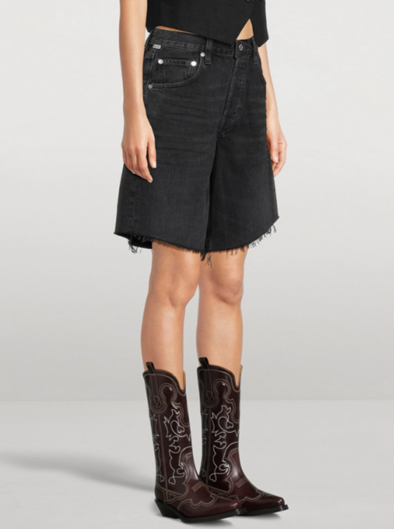 CITIZENS OF HUMANITY Ayla Denim Shorts MSRP $330