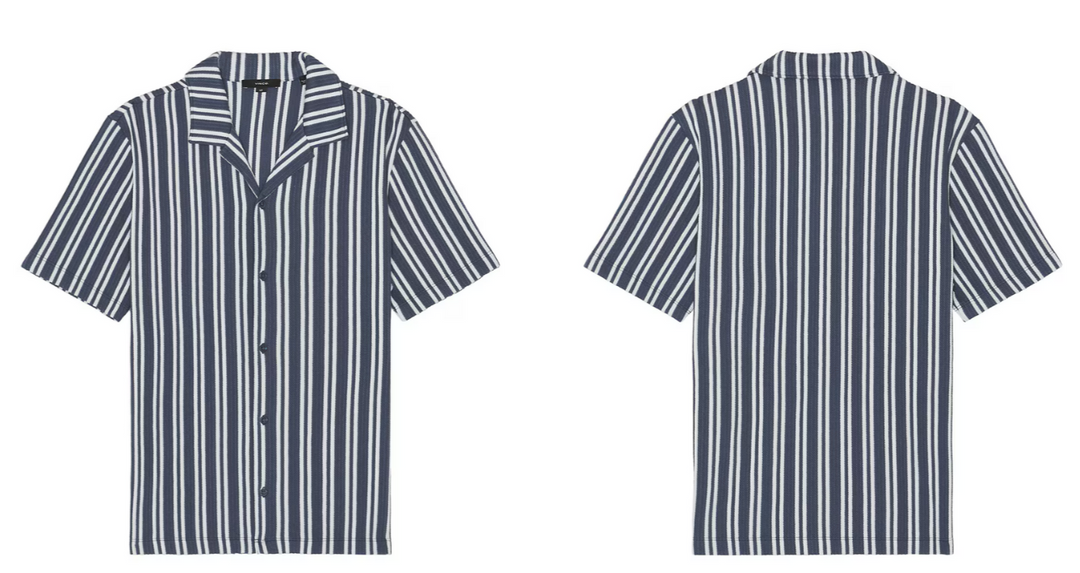 Vince Jacquard Printed Shirt MSRP $195