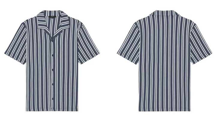 Vince Jacquard Printed Shirt MSRP $195