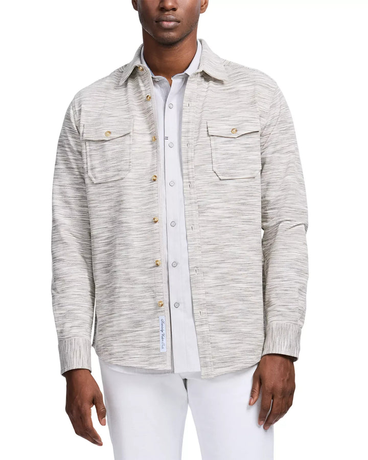 Robert Graham Storrs Textured Long Sleeve Knit Top MSRP $198
