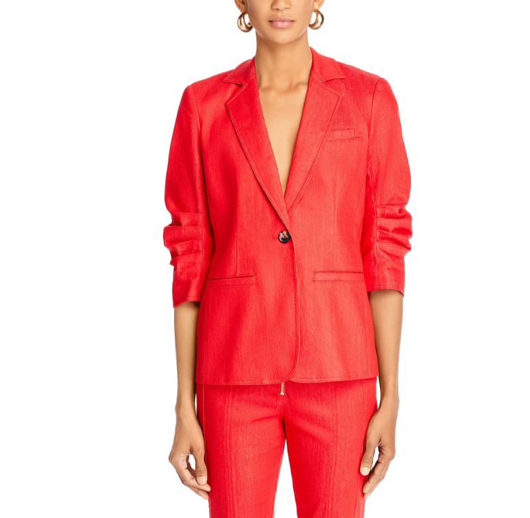 Cinq à Sept Khloe Denim Blazer MSRP $395