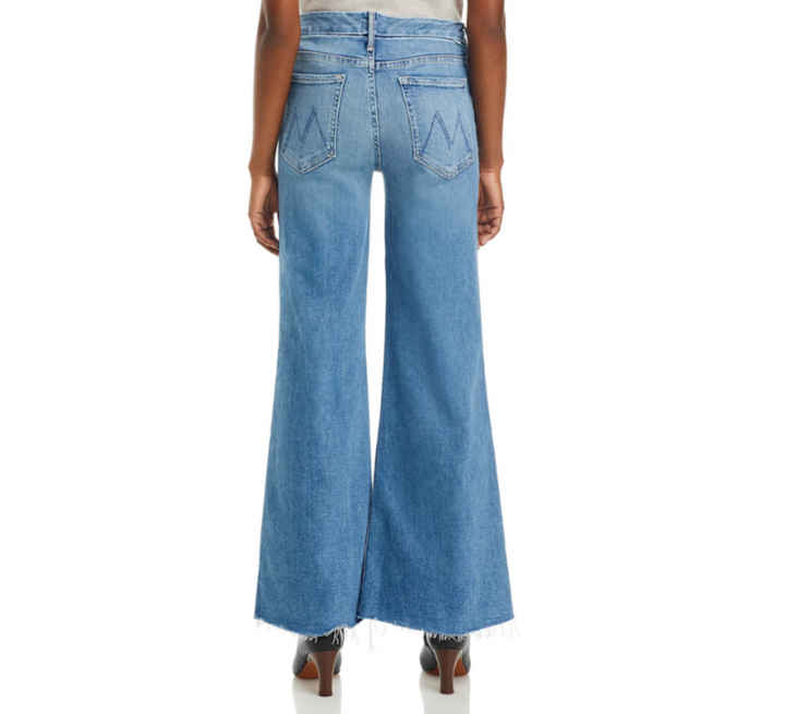 MOTHER The Roller High Rise Wide Leg Jeans MSRP $258