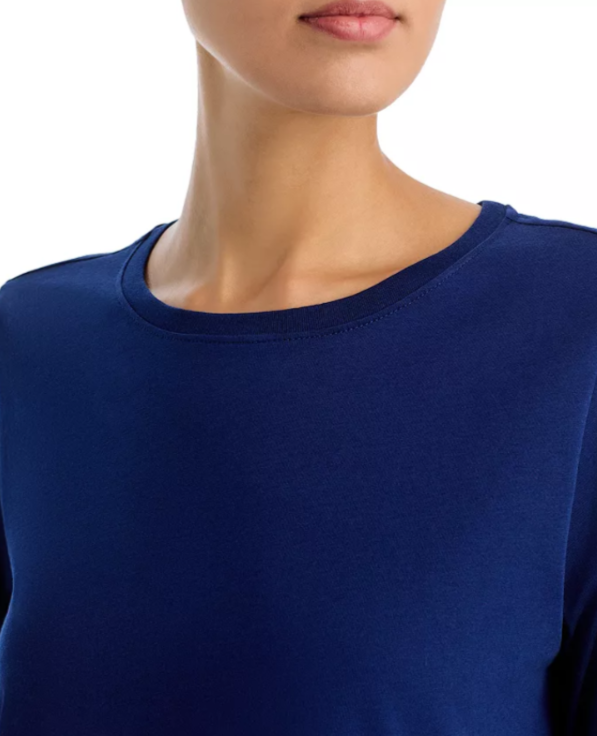 Eileen Fisher Jersey Knit Tee MSRP $88