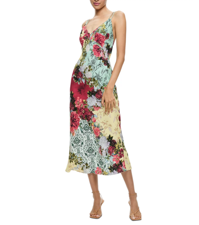 Alice and Olivia Kiro Slip Dress  MSRP $495
