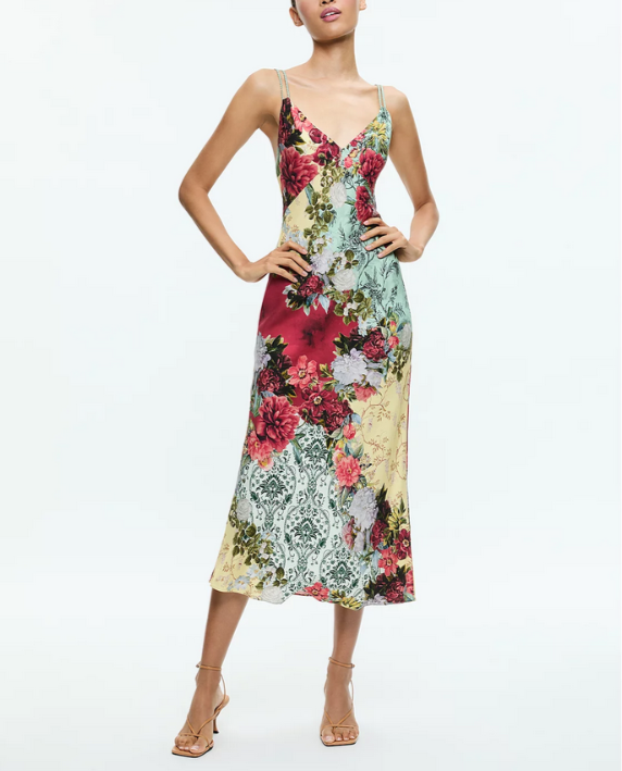 Alice and Olivia Kiro Slip Dress  MSRP $495