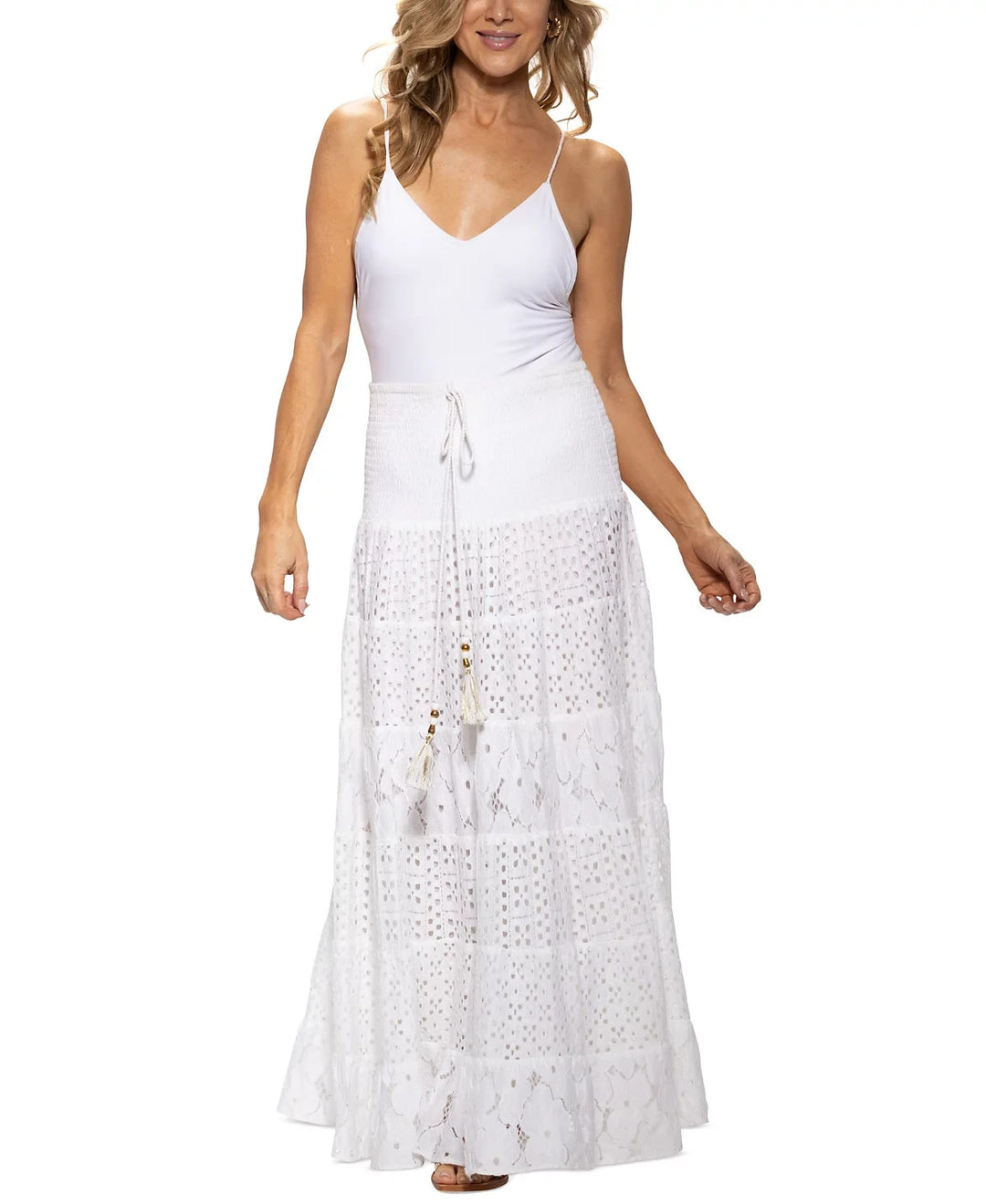 Dotti Cotton Eyelet Convertible Cover-Up MSRP $82