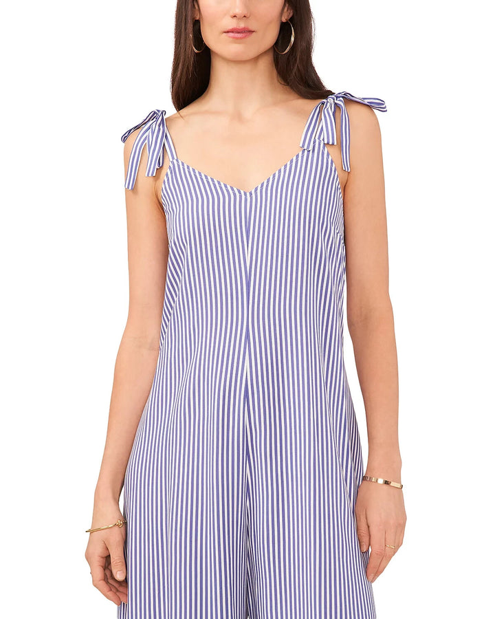 VINCE CAMUTO Cropped Tie Strap Jumpsuit MSRP $69