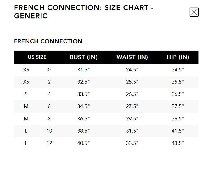 French Connection Women's Harry Suiting Belted Halter V-Neck Top MSRP $118