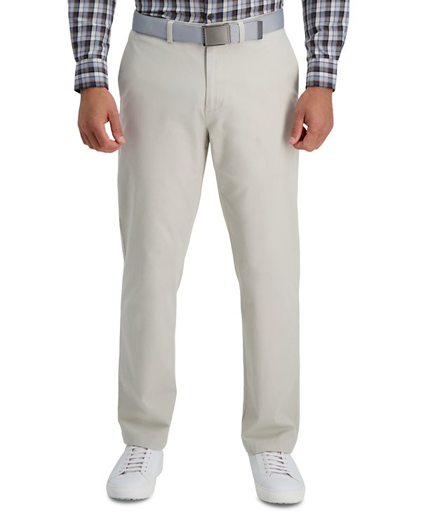 Haggar Men's Straight Fit Soft Chino Premium Dress Pant MSRP $80