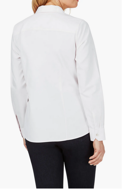 Foxcroft Dianna Cotton Non-Iron Shirt MSRP $88