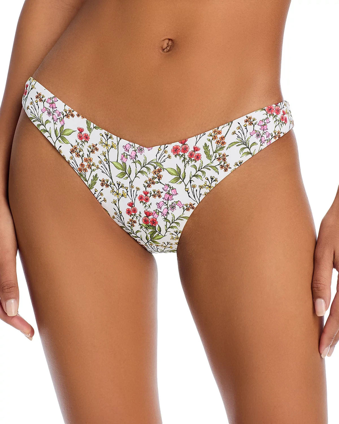 AQUA High Leg Bikini Bottom MSRP $48