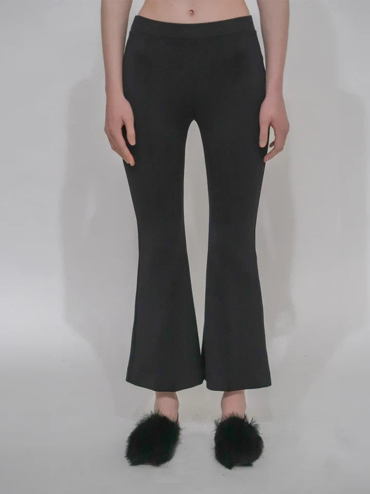 Rosetta Getty Scuba Flare Cropped Pants MSRP $725