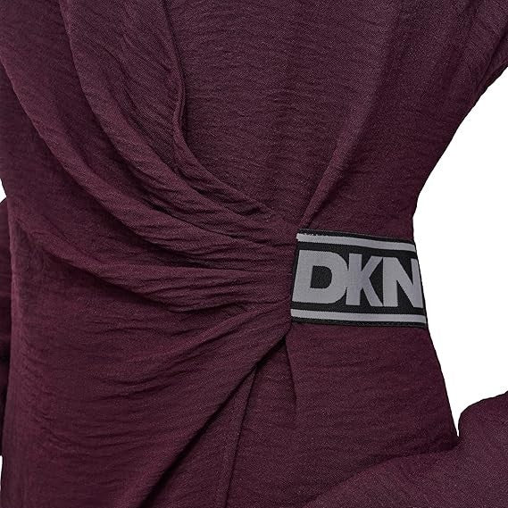 DKNY Long Sleeves Wrap Dress