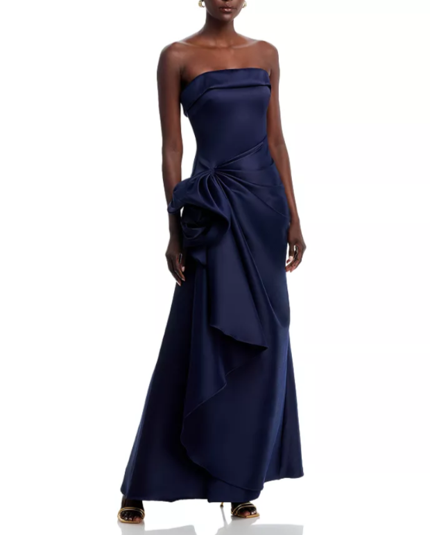 AQUA Draped Gown MSRP $328