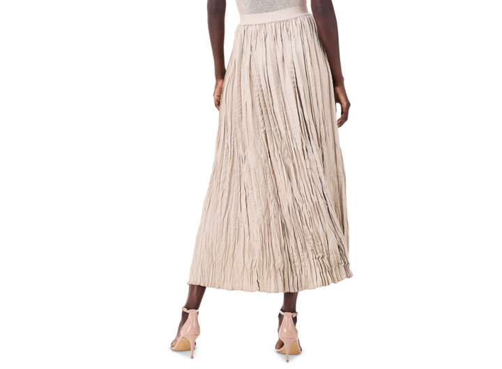 NIC+ZOE Crinkle Crush Midi Skirt MSRP $188