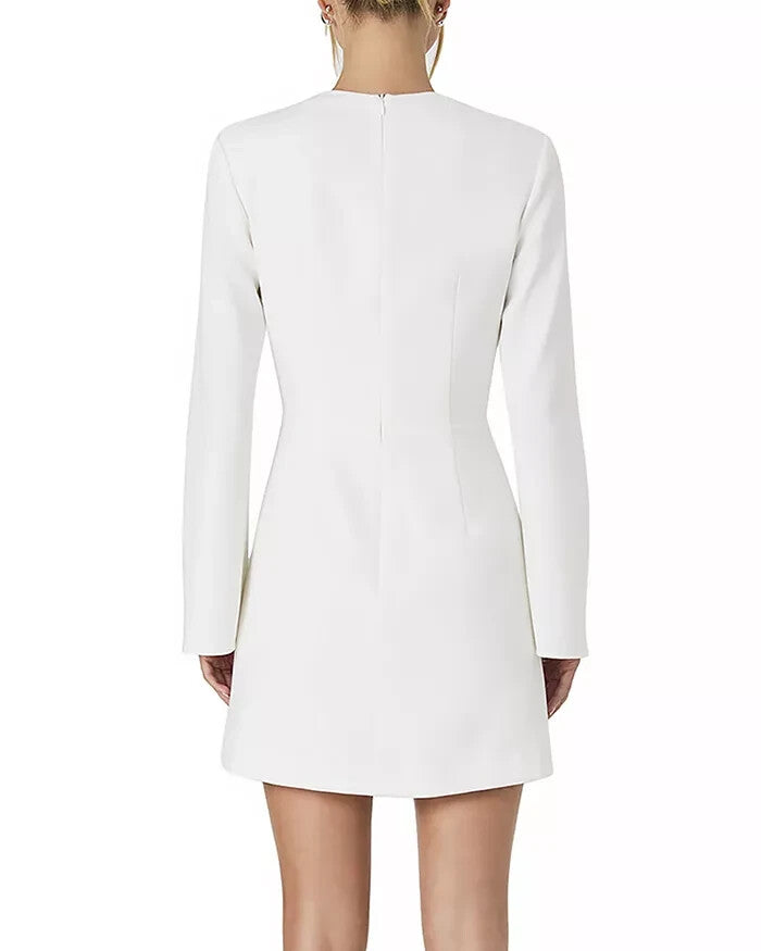 French Connection Whisper Long Sleeve Dress MSRP $148 Size 4