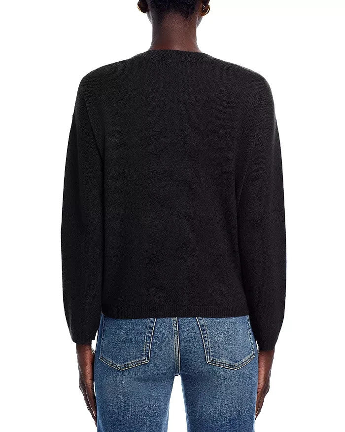 C by Bloomingdale's Cashmere V Neck Cardigan MSRP $178