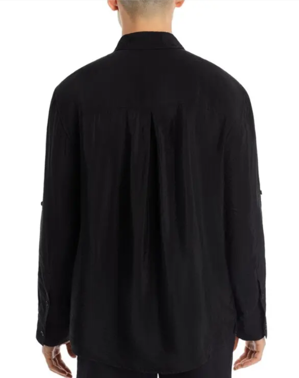 SIMKHAI Dennis Button Front Utility Shirt MSRP $395