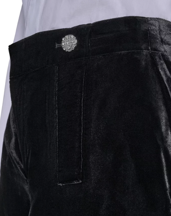 KARL LAGERFELD PARIS Wide Leg Velvet Pants MSRP $139