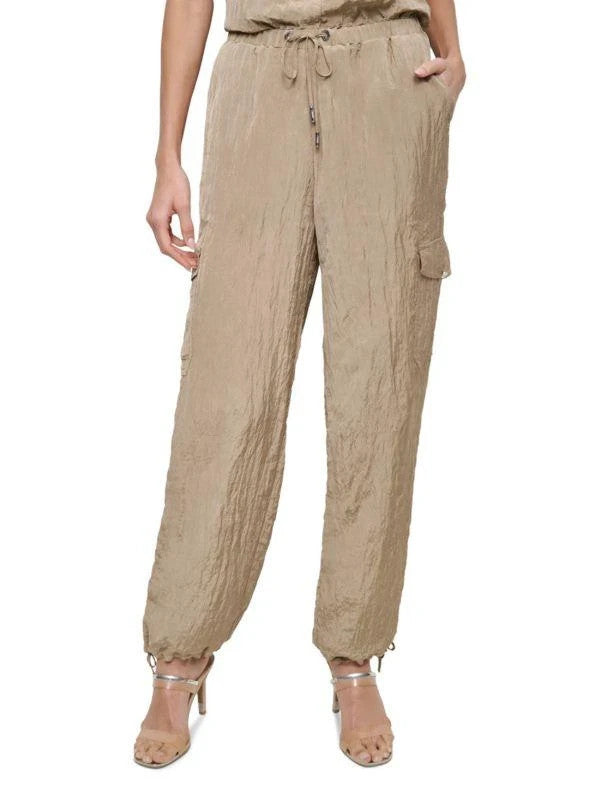 DKNY Tech Crinkle Cargo Joggers