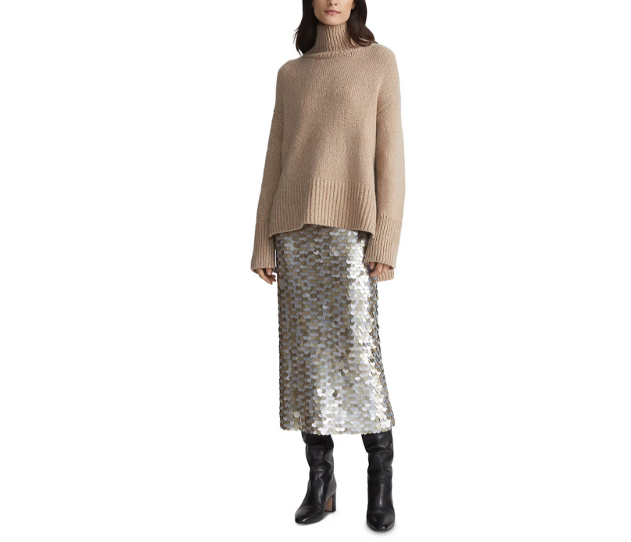 Lafayette 148 New York Embellished Pencil Skirt MSRP $1498