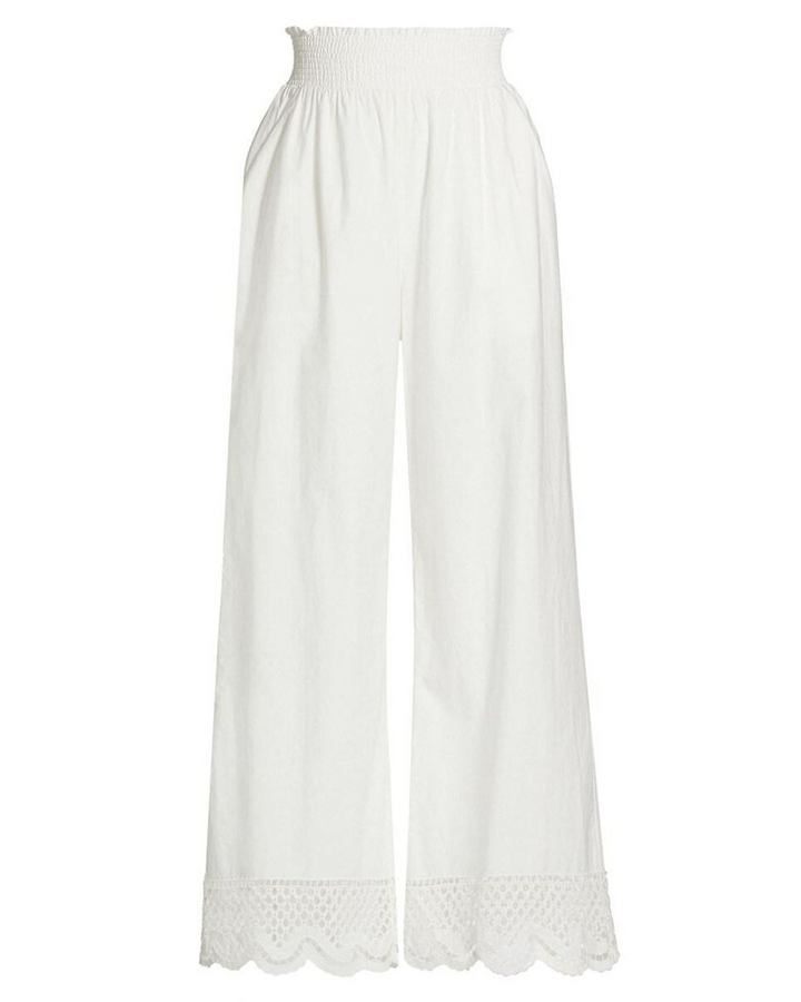 Rails Women's Henrik Cotton Scalloped Pants MSRP $178
