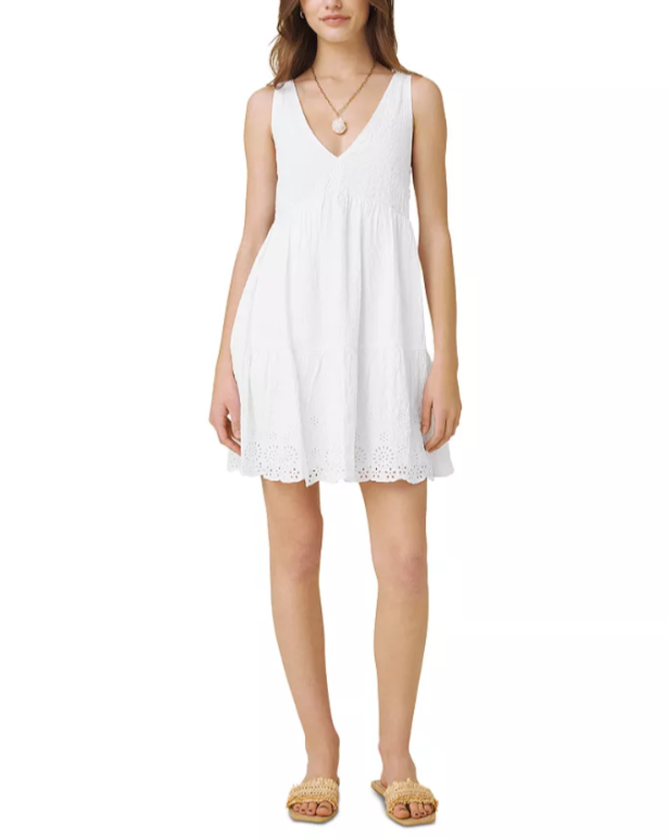 Splendid Gigi Tiered Mini Dress MSRP $158