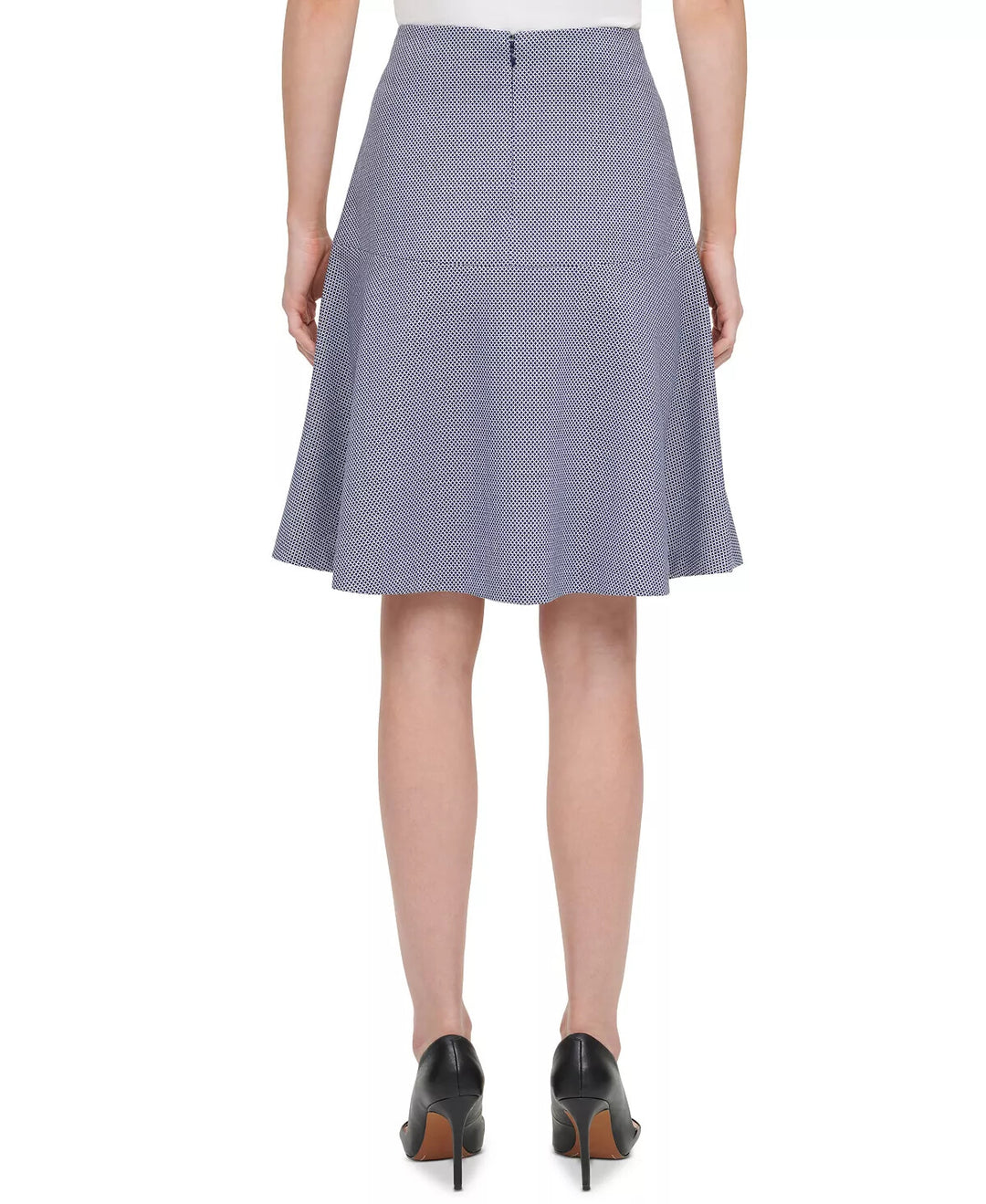 Tommy Hilfiger Textured A-Line Skirt MSRP $89