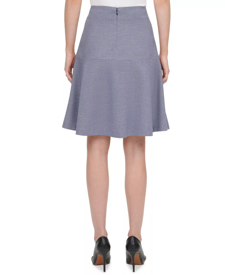 Tommy Hilfiger Textured A-Line Skirt MSRP $89