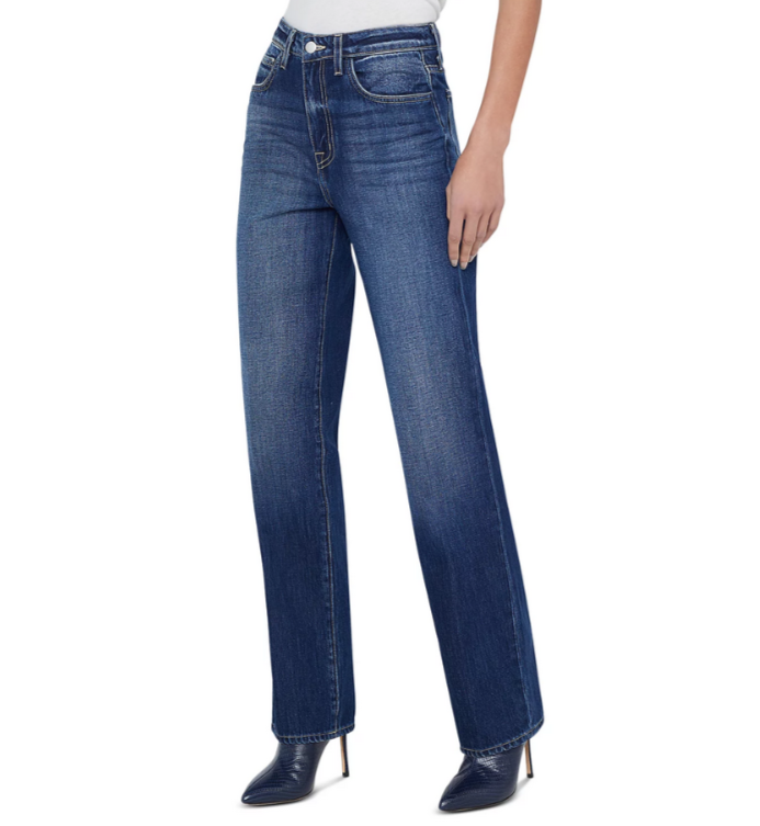 L'AGENCE Jones Ultra High Rise Stovepipe Straight Jeans MSRP $295