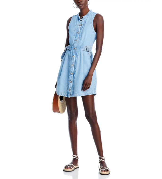 Derek Lam 10 Crosby Camille Utility Mini Dress MSRP $395
