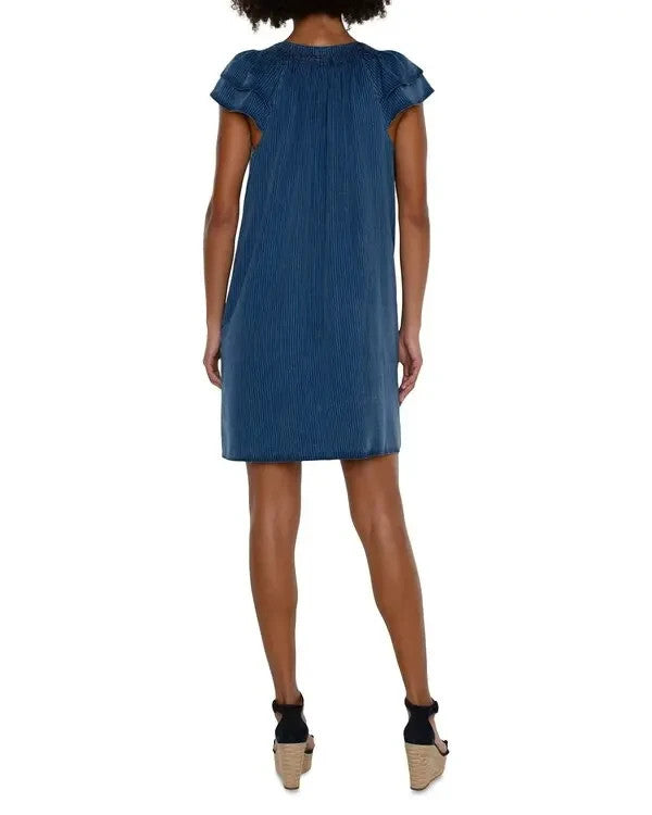 Liverpool Los Angeles Mini Shift Dress MSRP $89