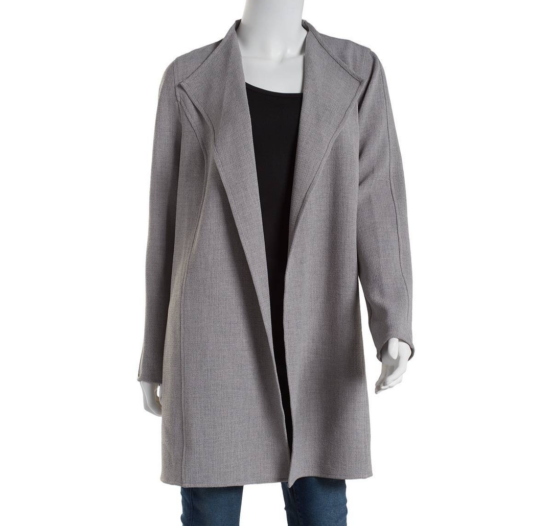 Kasper Women's Draped Open-Front Jacket MSRP $119