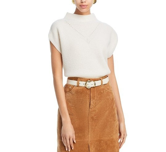 C by Bloomingdale's Cashmere Cashmere Funnel Neck Sweater MSRP $168