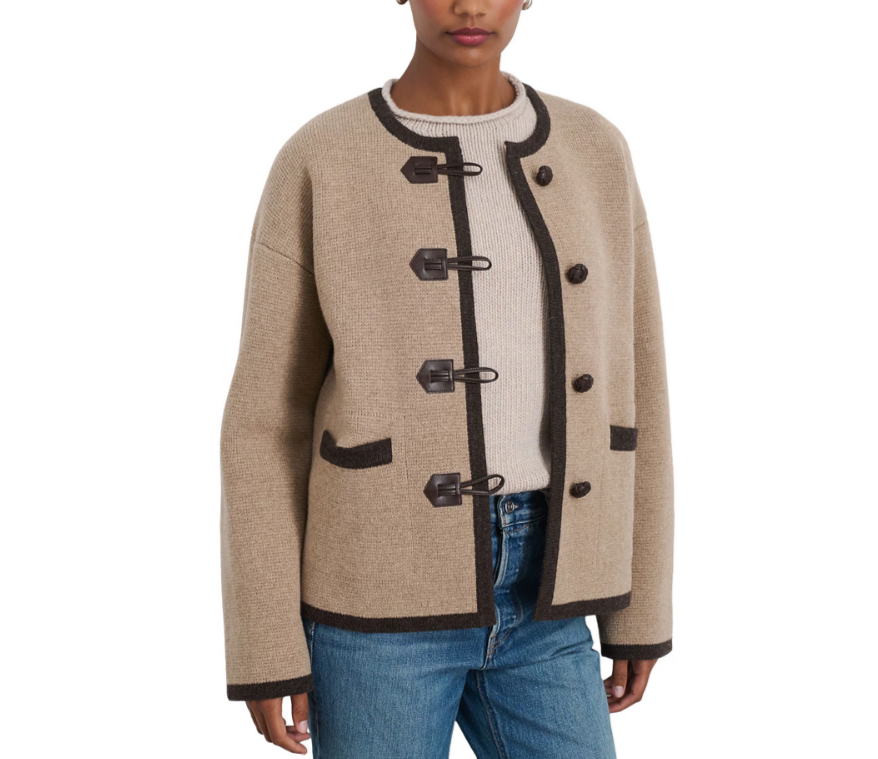 Alex Mill Aubrey Toggle Sweater Jacket MSRP $295
