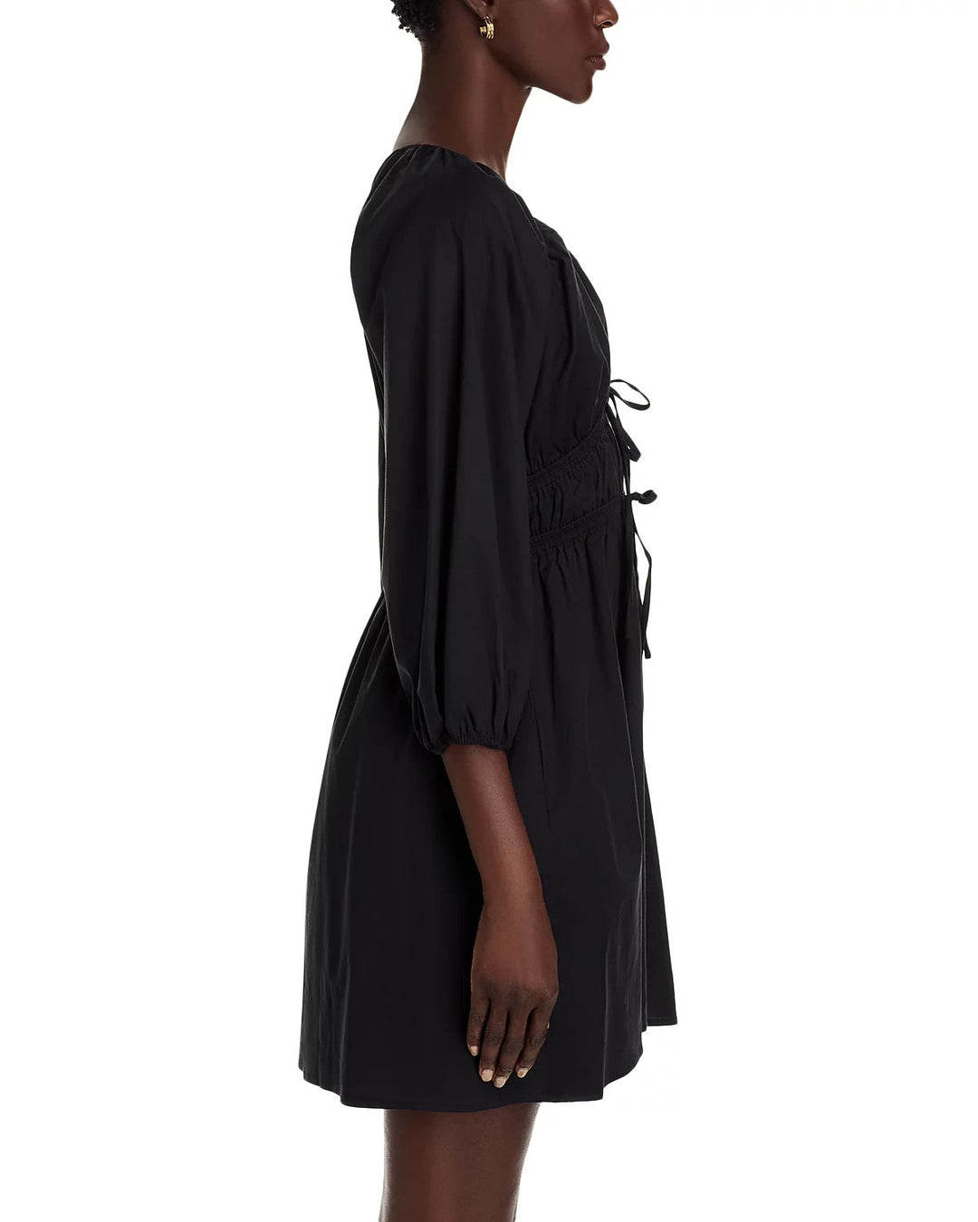 WAYF Leighton Poplin Mini Dress MSRP $88