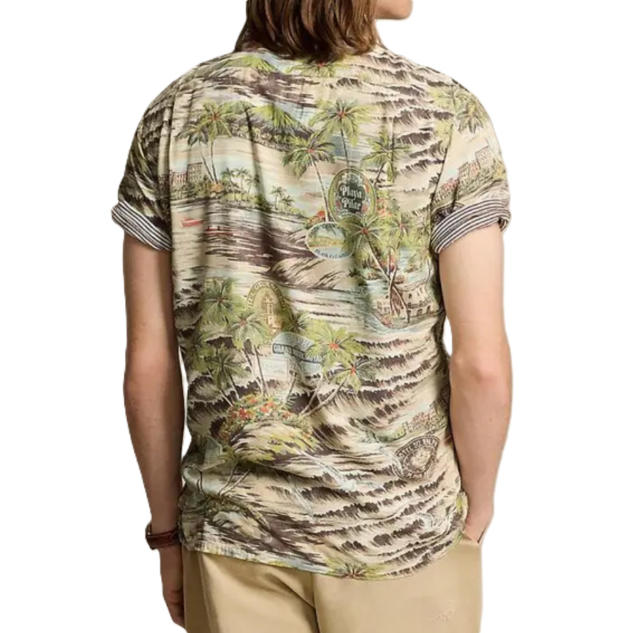 POLO Ralph Lauren Classic Fit Printed Camp Shirt MSRP $168