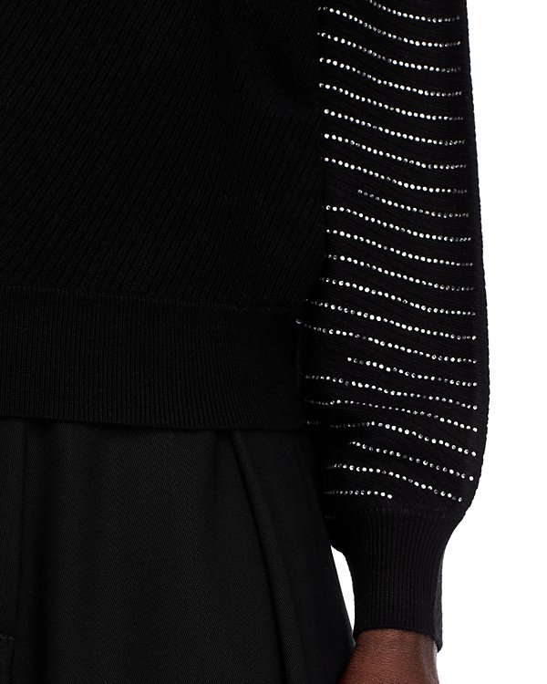 T Tahari Rhinestone Embellished Sweater MSRP $88