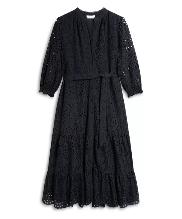 HOBBS LONDON Petite Cianna Embroidered Dress MSRP $400