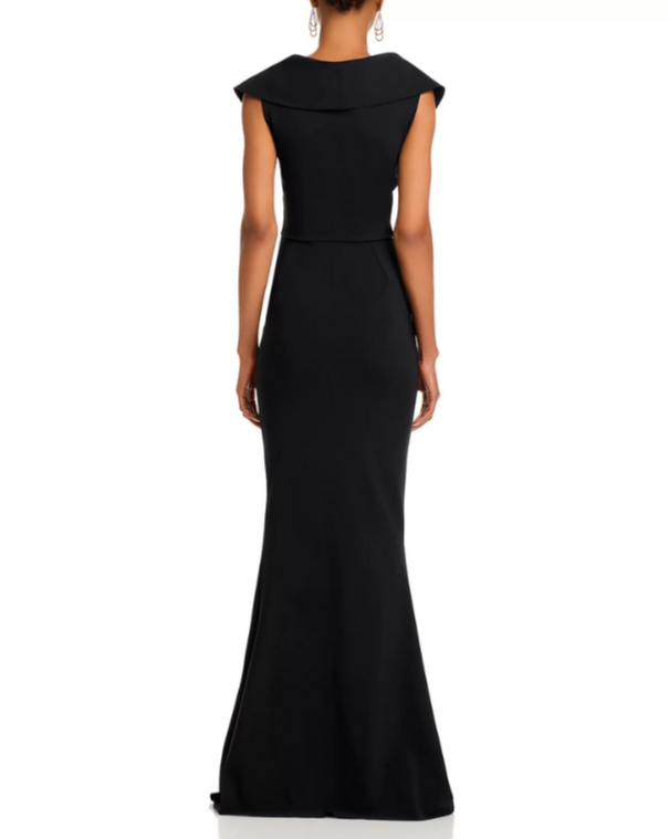 Chiara Boni La Petite Robe Off The Shoulder Maxi Dress MSRP $995